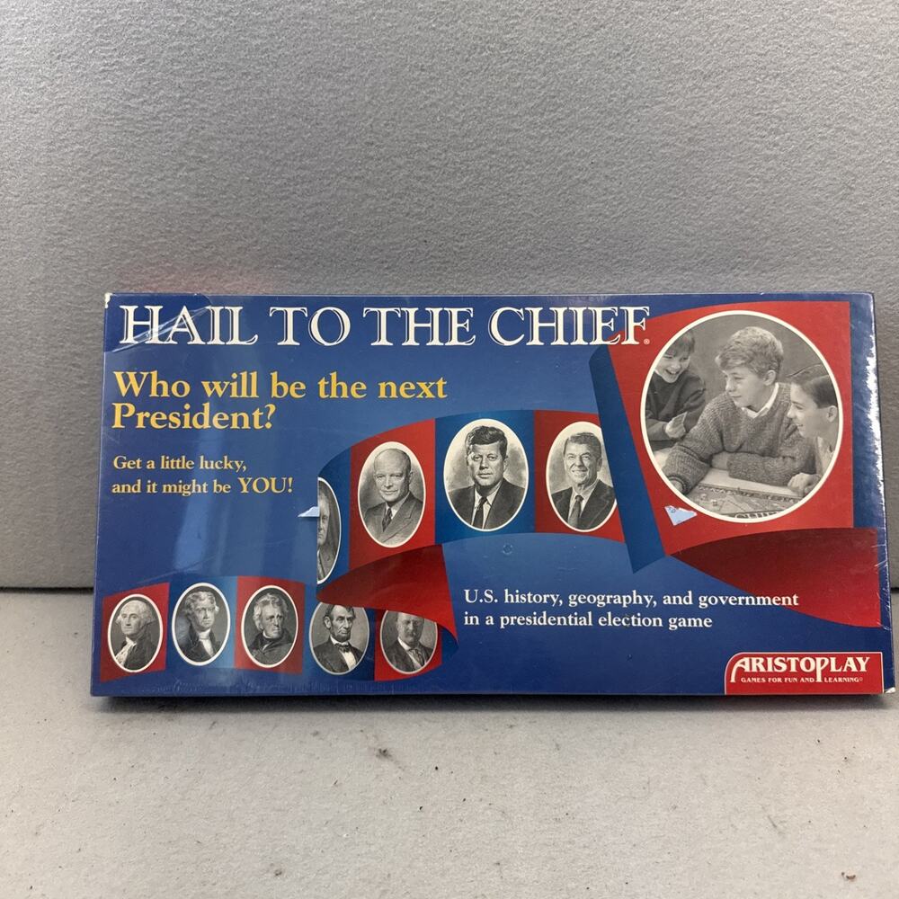 Hail To The Chief Presidential Election Board Game Factory Sealed Aristoplay